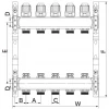 Коллекторный блок с термостат. клапанами Europroduct EP.S1100-10 1"x10 (EP4997)