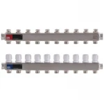 Коллекторный блок с термостат. клапанами Europroduct EP.S1100-10 1"x10 (EP4997)