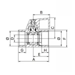 Кран "мини" Europroduct EP.520 - 1/2 ГГБ (EP6022)