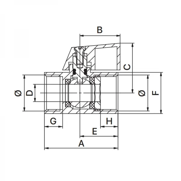 Кран "мини" Europroduct EP.520 - 1/2 ГГБ (EP6022)