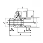 Кран "мини" Europroduct EP.530 - 1/2" ШШБ (EP6024)