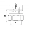 Євроконус Europroduct EP.2101 - 3/4"x 16/2,0 (EP6066)