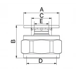 Евроконус Europroduct EP.2101 - 3/4" x 16/2,0 (EP6066)