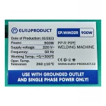 Паяльник Europroduct EP.WM02R для PPR труб (круглі насадки) 20/32mm (EP6092)