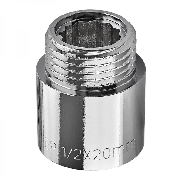 Удлинитель Europroduct EP.E020.Chr - 1/2"MF-20мм хром (EP6123)