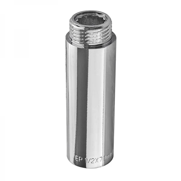Удлинитель Europroduct EP.E070.Chr - 1/2"MF-70мм хром (EP6129)