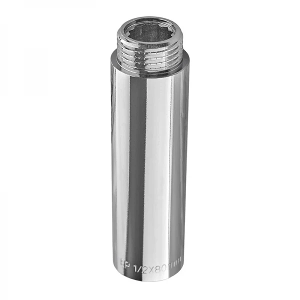 Удлинитель Europroduct EP.E080.Chr - 1/2"MF-80мм хром (EP6130)