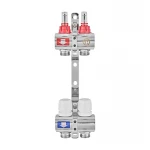 Коллекторный блок с расходомерами EUROPRODUCT EP.B3110-02-1 «x2 (корп. латунь) (EP6190)