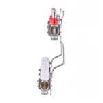 Коллекторный блок с расходомерами EUROPRODUCT EP.B3110-08-1 «x8 (корп. латунь) (EP6196)