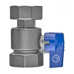 Кран шаровой Europrouct EP.610 - 1''FF ГГ с накидной гайкой, прямой (EP6217)