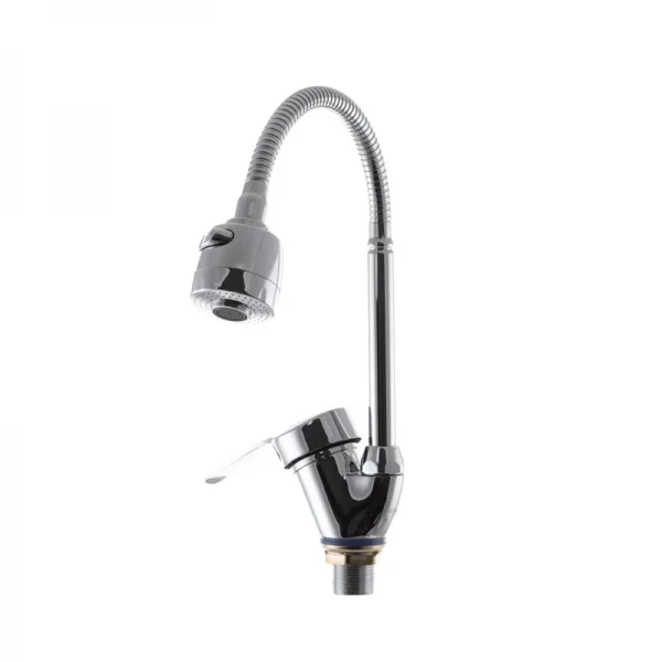 Змішувач для кухні G-Ferro Matrix 777 (з рефлекторним виливом) (GF1007)