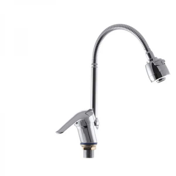 Змішувач для кухні G-Ferro Matrix 777 (з рефлекторним виливом) (GF1007)