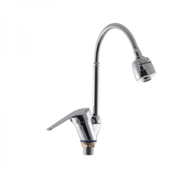 Змішувач для кухні G-Ferro Matrix 777 (з рефлекторним виливом) (GF1007)