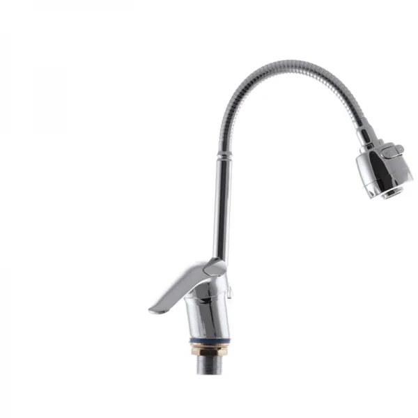 Змішувач для кухні G-Ferro Matrix 777 (з рефлекторним виливом) (GF1007)