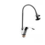 Смеситель для кухни G-Ferro Mars 777 Reflector хром с гибким изливом на гайке (GF1015)