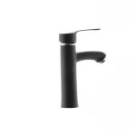 Смеситель для умывальника G-Ferro LAura-001 Черный (без подводки) (GF1301)