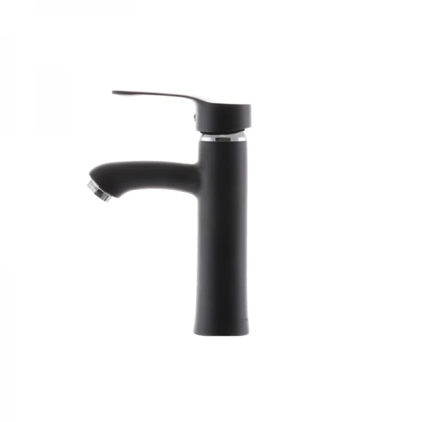 Смеситель для умывальника G-Ferro LAura-001 Черный (без подводки) (GF1301)