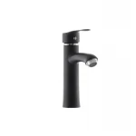 Смеситель для умывальника G-Ferro LAura-001 Черный (без подводки) (GF1301)