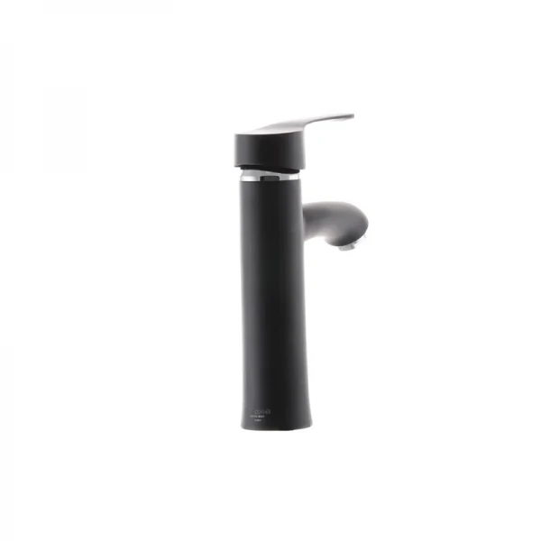 Смеситель для умывальника G-Ferro LAura-001 Черный (без подводки) (GF1301)