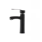 Смеситель для умывальника G-Ferro LAura-001 Черный (без подводки) (GF1301)