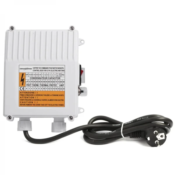 Насос скваж. центробежный Grandfar 4SDm2/38 с внеш.пуск.кор(к-1.5м,2200Вт,обм-медь) (GF1317)