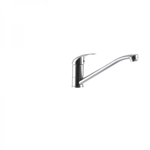 Одноважільний змішувач для кухні GROMIX 004 хром з низьким поворотним виливом (GR0008)