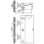 Смеситель для душа Haiba Alaska 003 (HB0013)