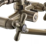 Смеситель для ванны Haiba Dominox 140 бронзовый (HB0062)