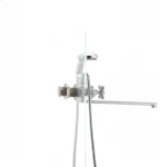 Смеситель для ванны Haiba Dominox 140 матовый (HB0063)