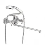 Смеситель для ванны Haiba Dominox 140 матовый (HB0063)