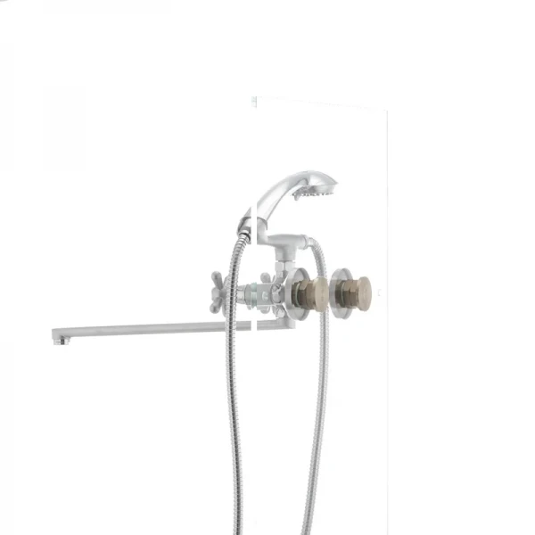 Смеситель для ванны Haiba Dominox 140 матовый (HB0063)