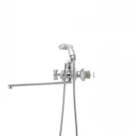 Смеситель для ванны Haiba Dominox 140 матовый (HB0063)