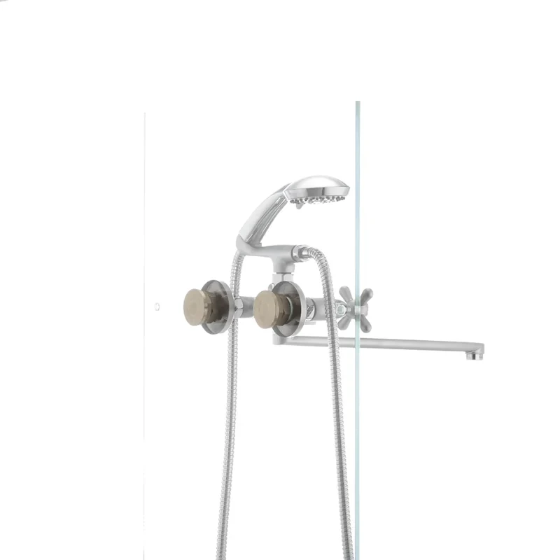 Смеситель для ванны Haiba Dominox 140 матовый (HB0063)