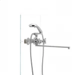 Смеситель для ванны Haiba Dominox 140 матовый (HB0063)