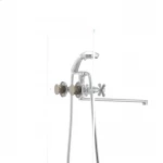 Смеситель для ванны Haiba Dominox 140 матовый (HB0063)