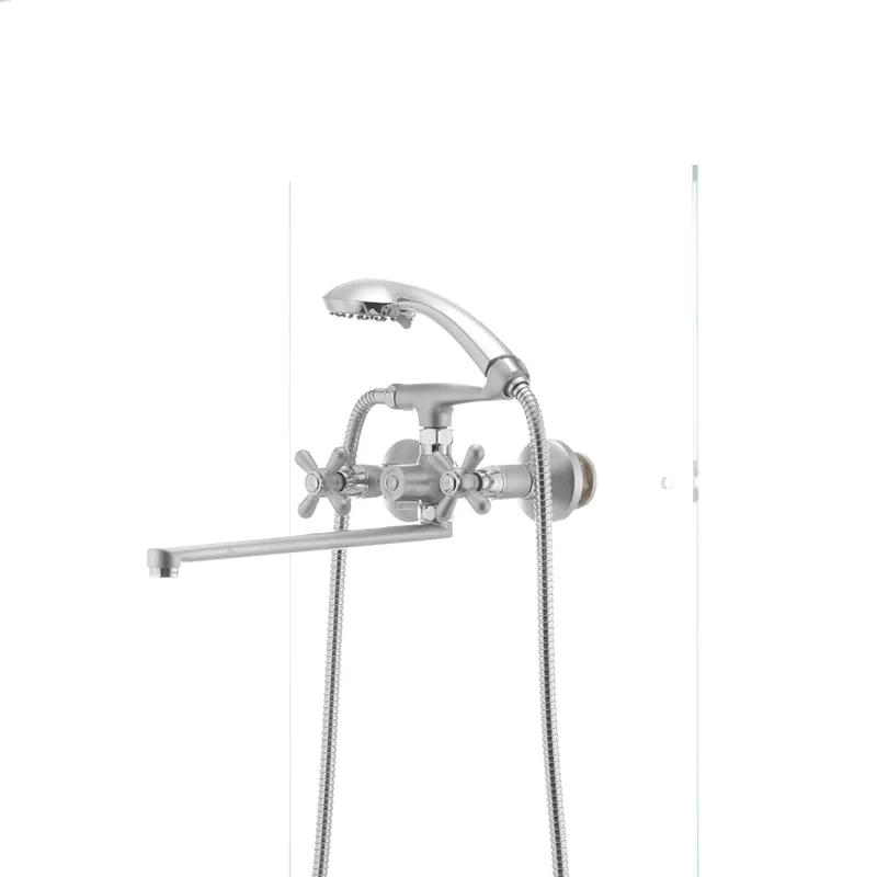 Смеситель для ванны Haiba Dominox 140 матовый (HB0063)