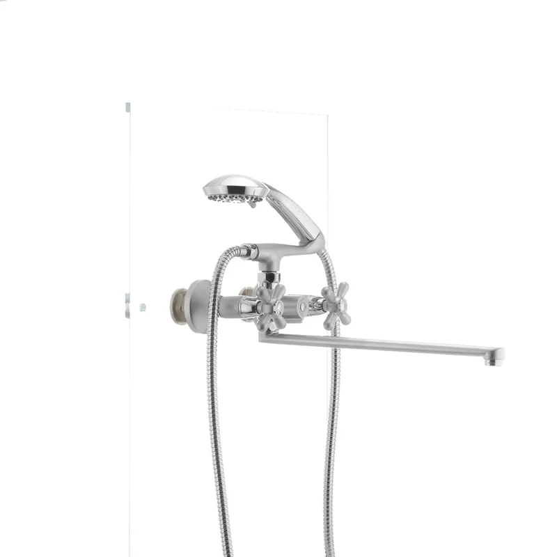 Смеситель для ванны Haiba Dominox 140 матовый (HB0063)