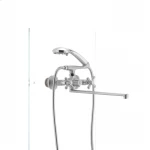 Смеситель для ванны Haiba Dominox 140 матовый (HB0063)