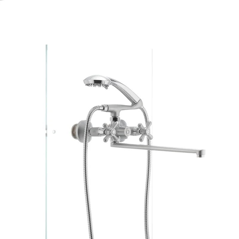 Смеситель для ванны Haiba Dominox 140 матовый (HB0063)