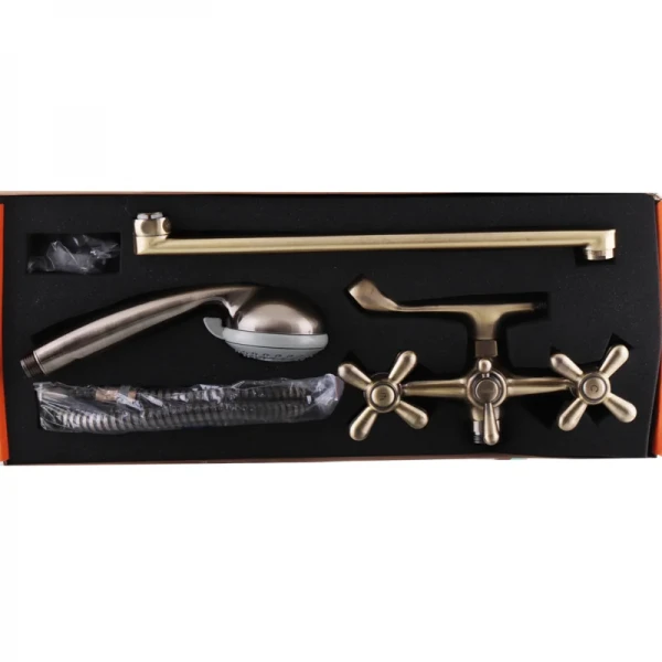 Смеситель для ванны Haiba Dominox 143 бронзовый (HB0068)