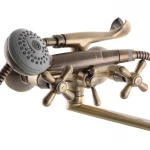 Смеситель для ванны Haiba Dominox 143 бронзовый (HB0068)