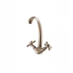 Змішувач для кухні двохвентильний Haiba Dominox 273 латунний, бронза, високий (HB0082)