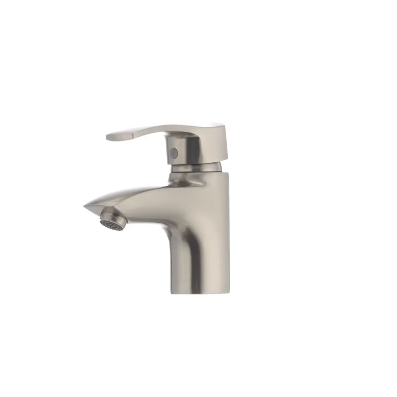 Змішувач для умивальника Haiba Focus 001 нержавіюча сталь (HB0109)