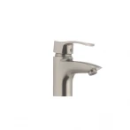 Змішувач для умивальника Haiba Focus 001 нержавіюча сталь (HB0109)