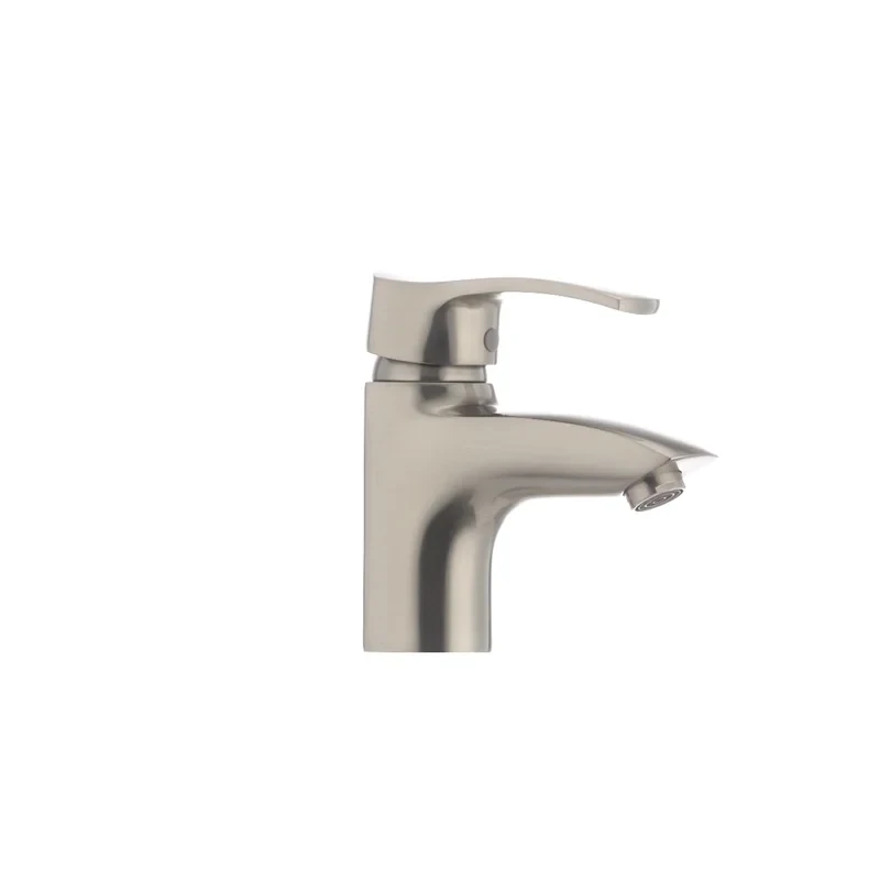 Змішувач для умивальника Haiba Focus 001 нержавіюча сталь (HB0109)