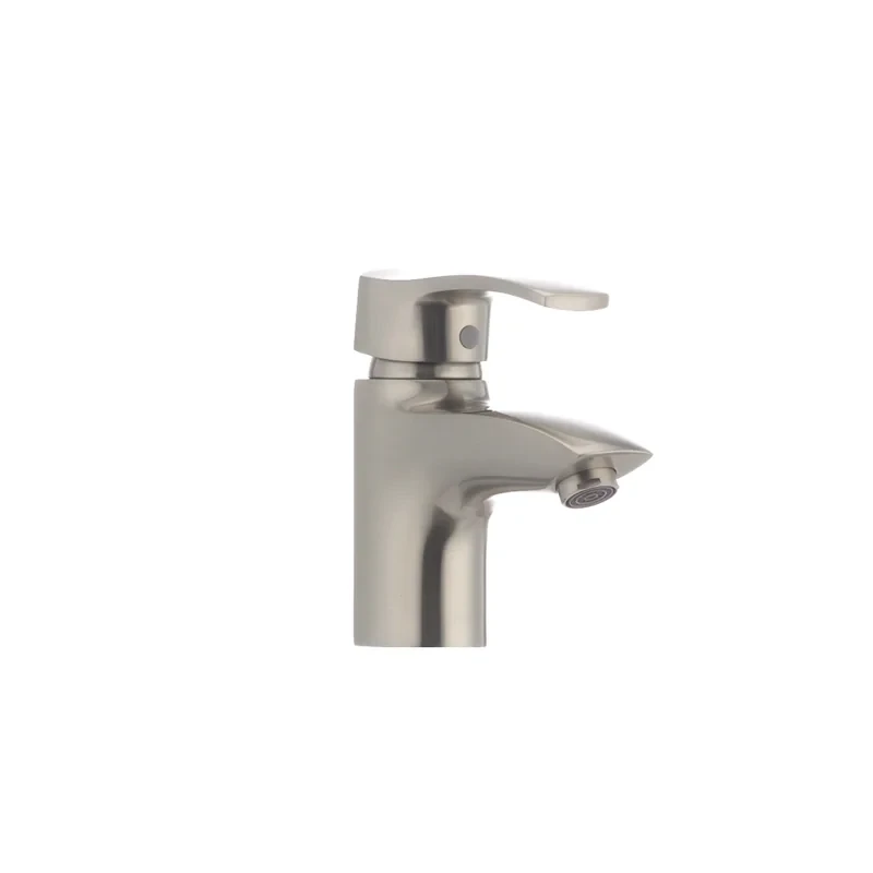 Змішувач для умивальника Haiba Focus 001 нержавіюча сталь (HB0109)