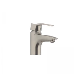 Змішувач для умивальника Haiba Focus 001 нержавіюча сталь (HB0109)