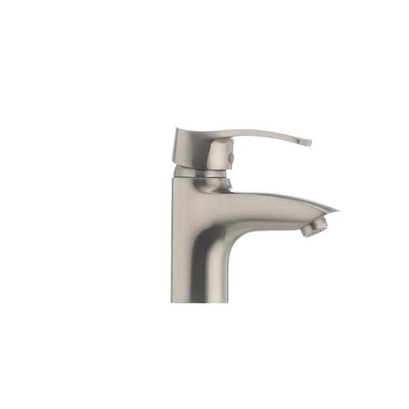 Змішувач для умивальника Haiba Focus 001 нержавіюча сталь (HB0109)