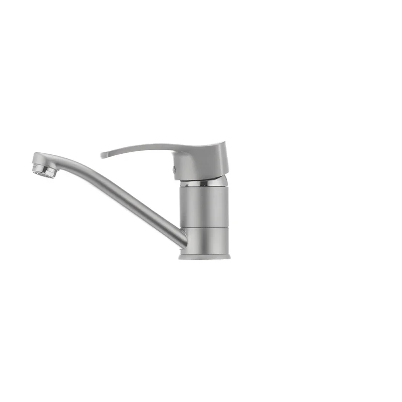 Змішувач для умивальника Haiba Focus 004 матовий (вилив 15 см) (HB0116)