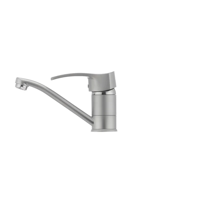 Змішувач для умивальника Haiba Focus 004 матовий (вилив 15 см) (HB0116)